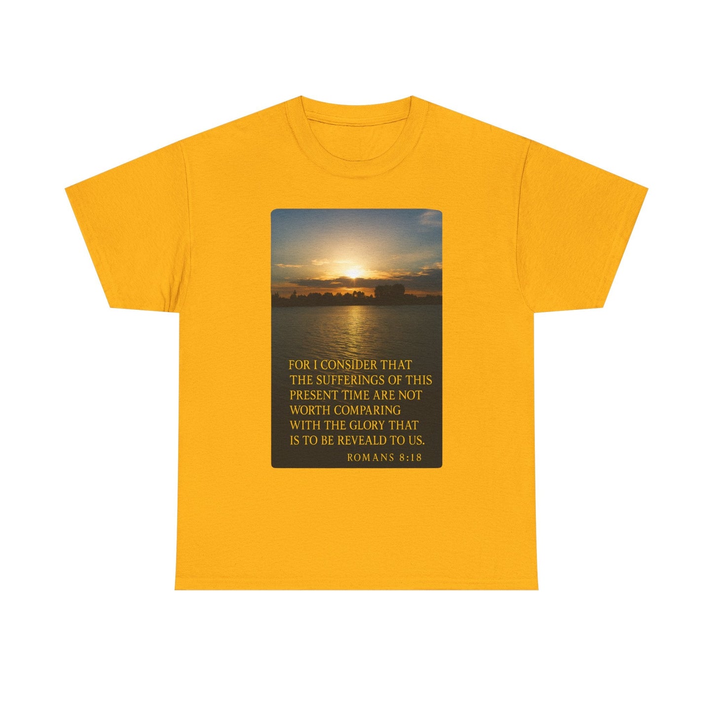 Romans 8:18 Inspirational Tee — Comfort in Suffering Christian Shirt - Peak Inspiration