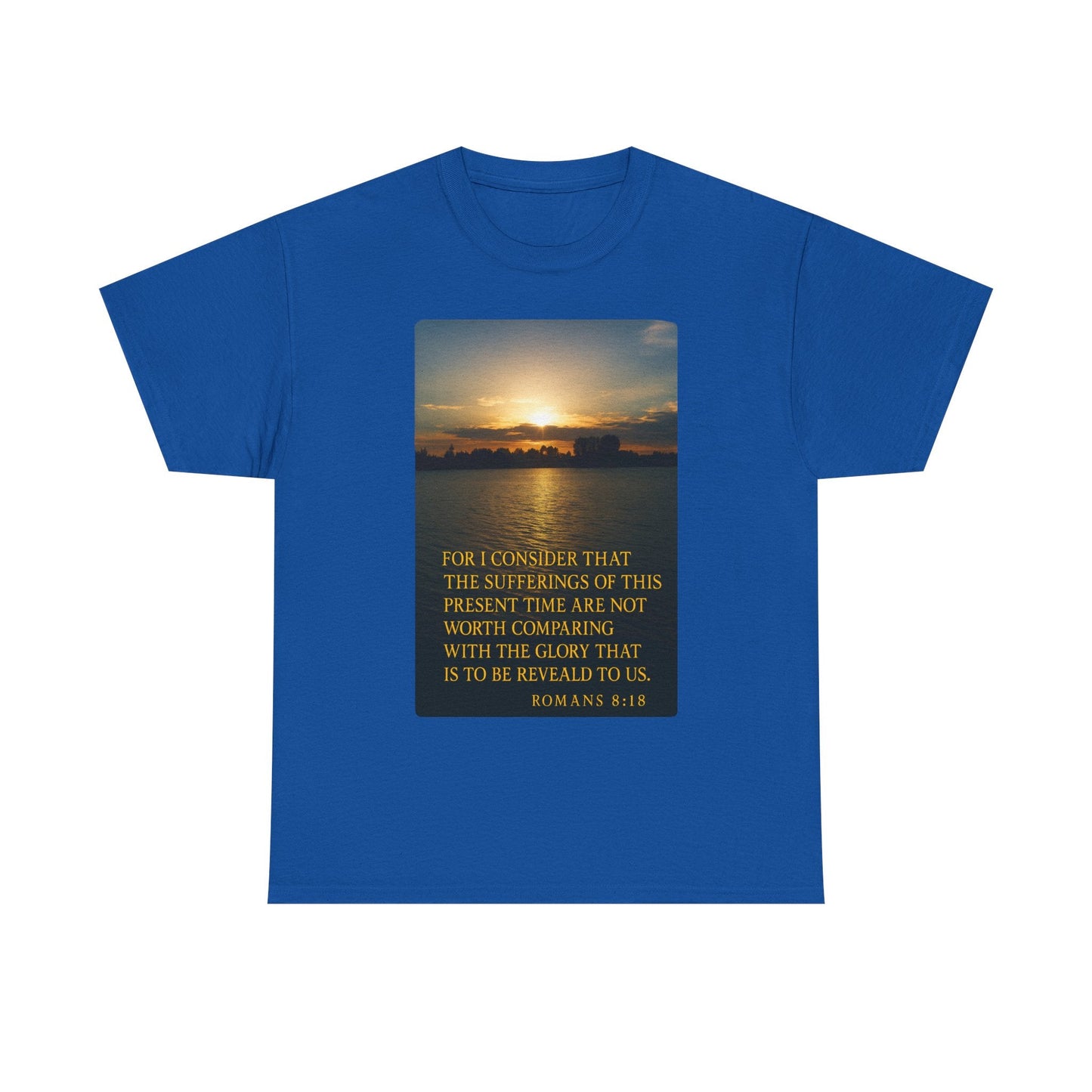 Romans 8:18 Inspirational Tee — Comfort in Suffering Christian Shirt - Peak Inspiration