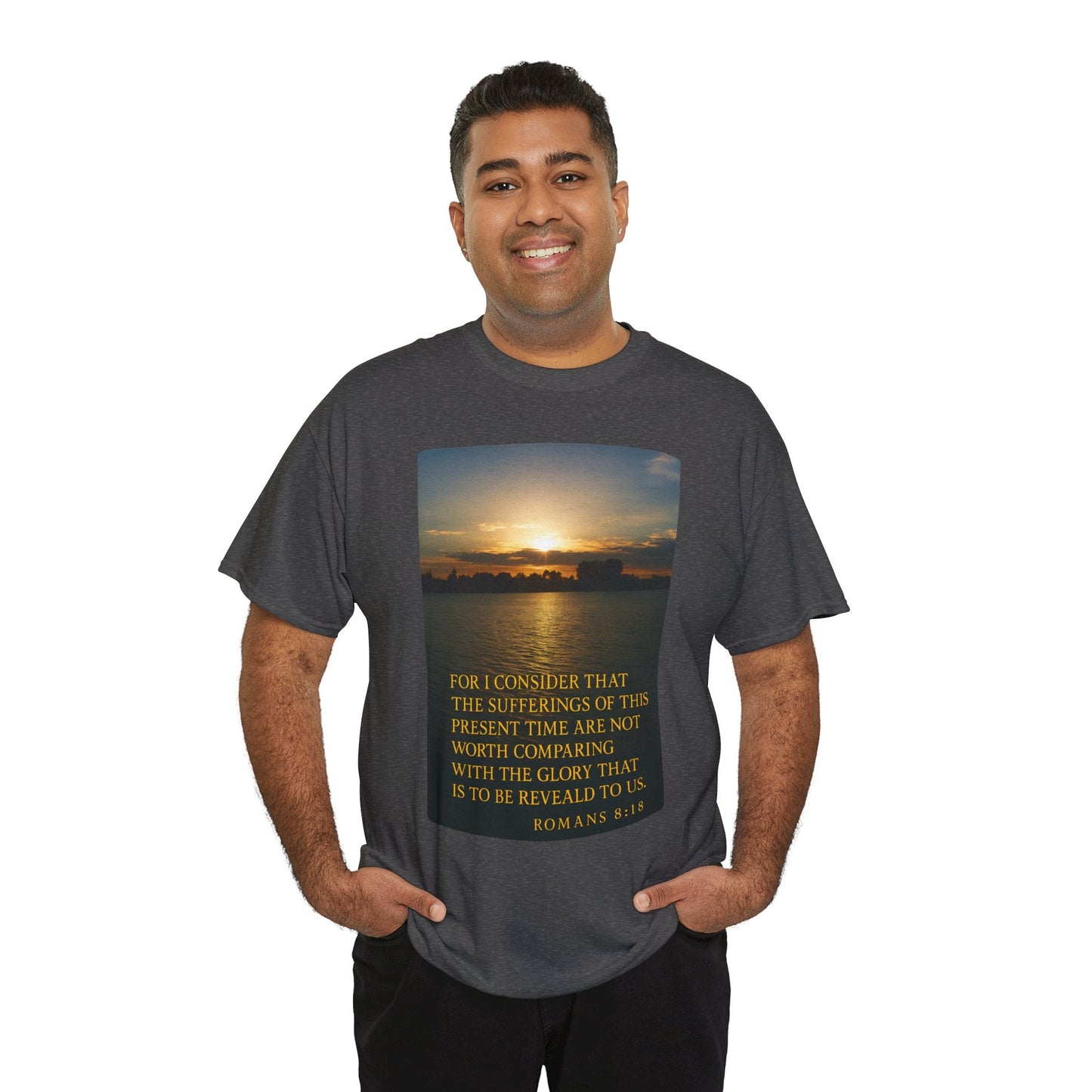 Romans 8:18 Inspirational Tee — Comfort in Suffering Christian Shirt - Peak Inspiration