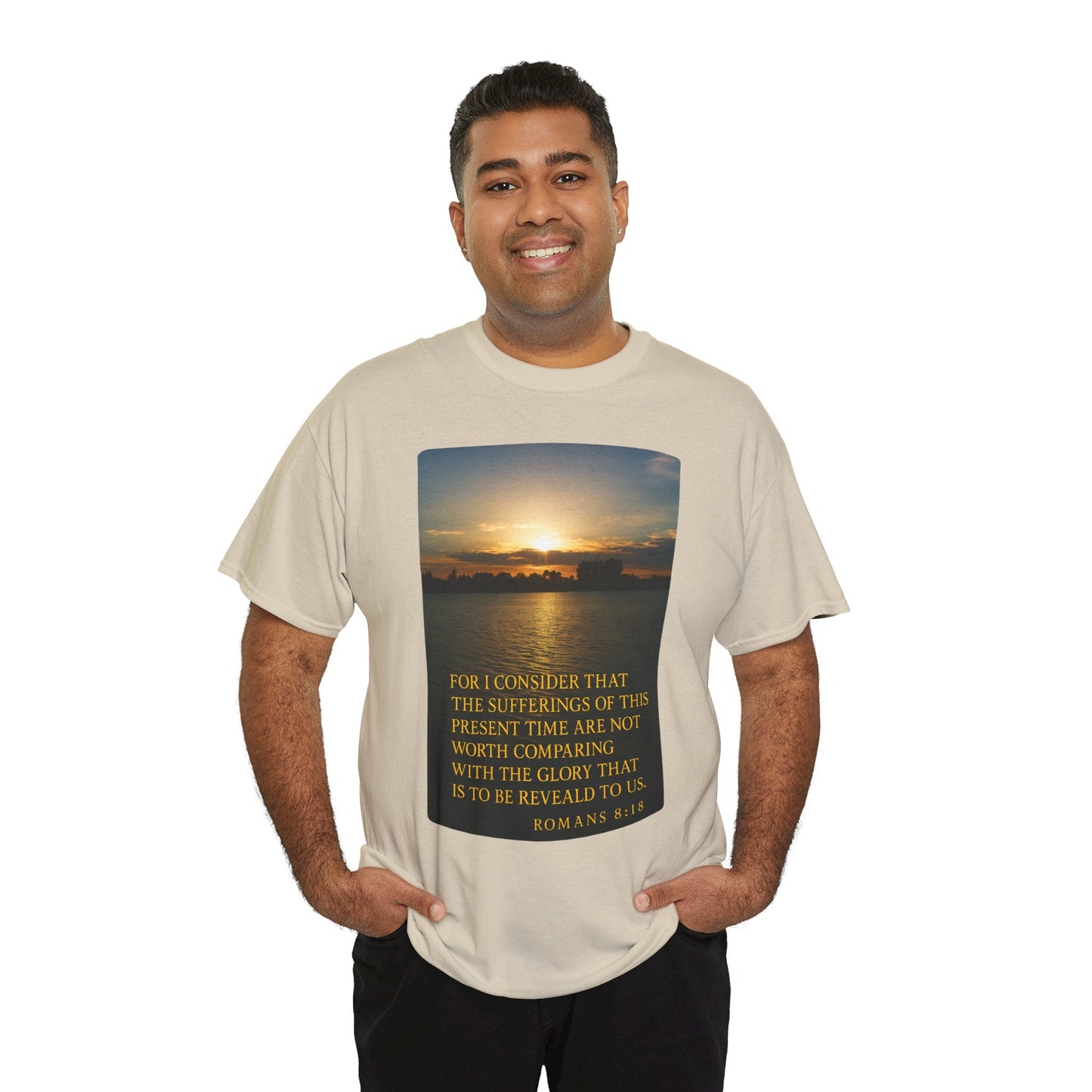 Romans 8:18 Inspirational Tee — Comfort in Suffering Christian Shirt - Peak Inspiration