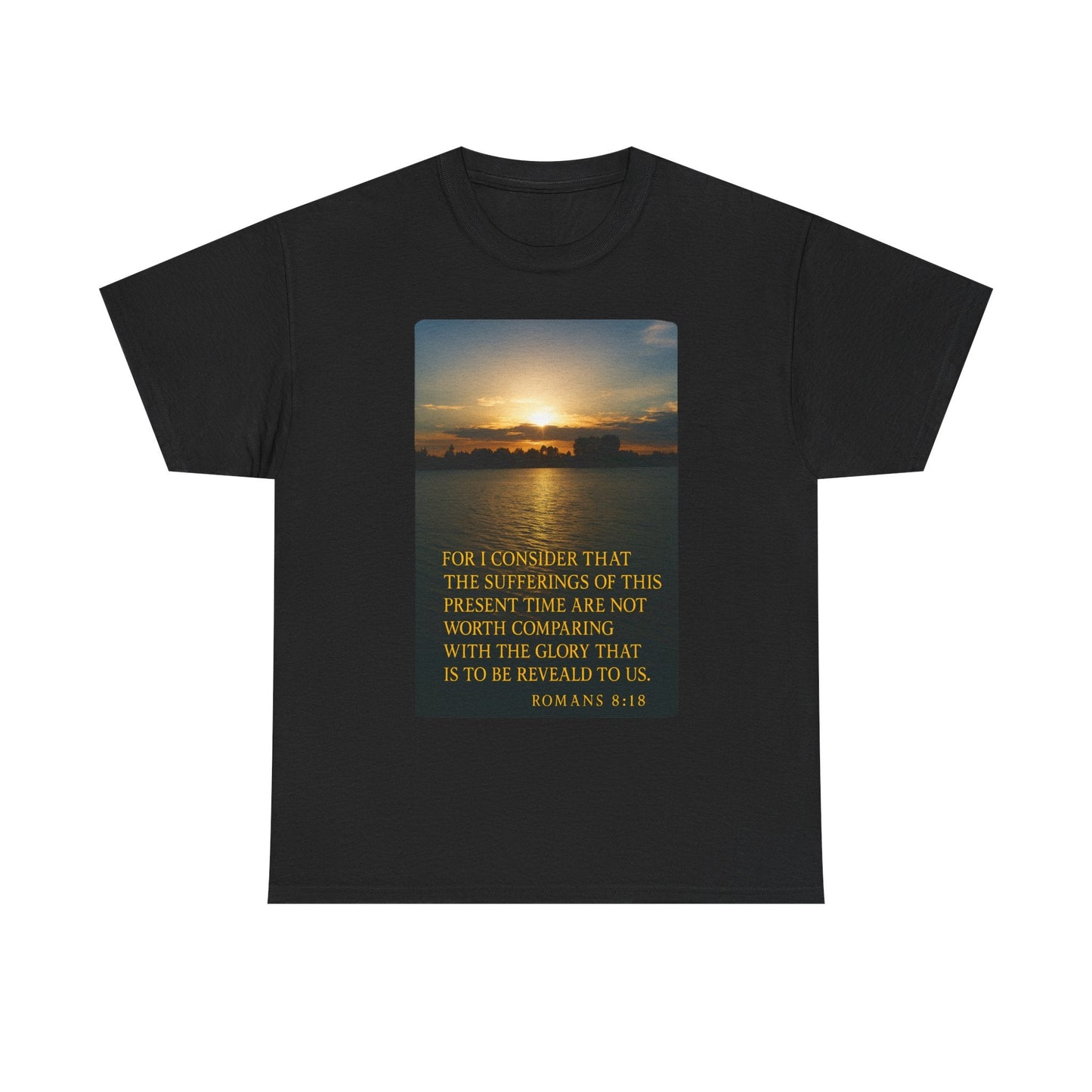 Romans 8:18 Inspirational Tee — Comfort in Suffering Christian Shirt - Peak Inspiration