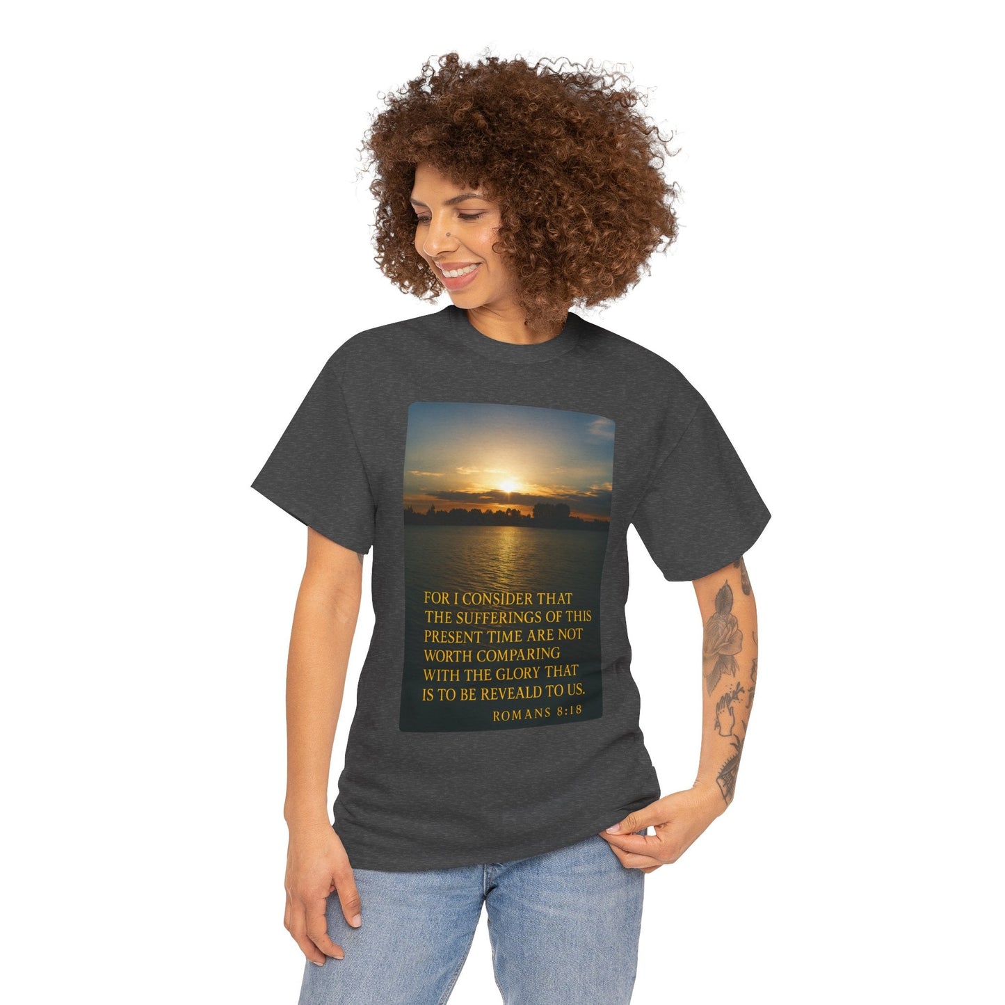 Romans 8:18 Inspirational Tee — Comfort in Suffering Christian Shirt - Peak Inspiration