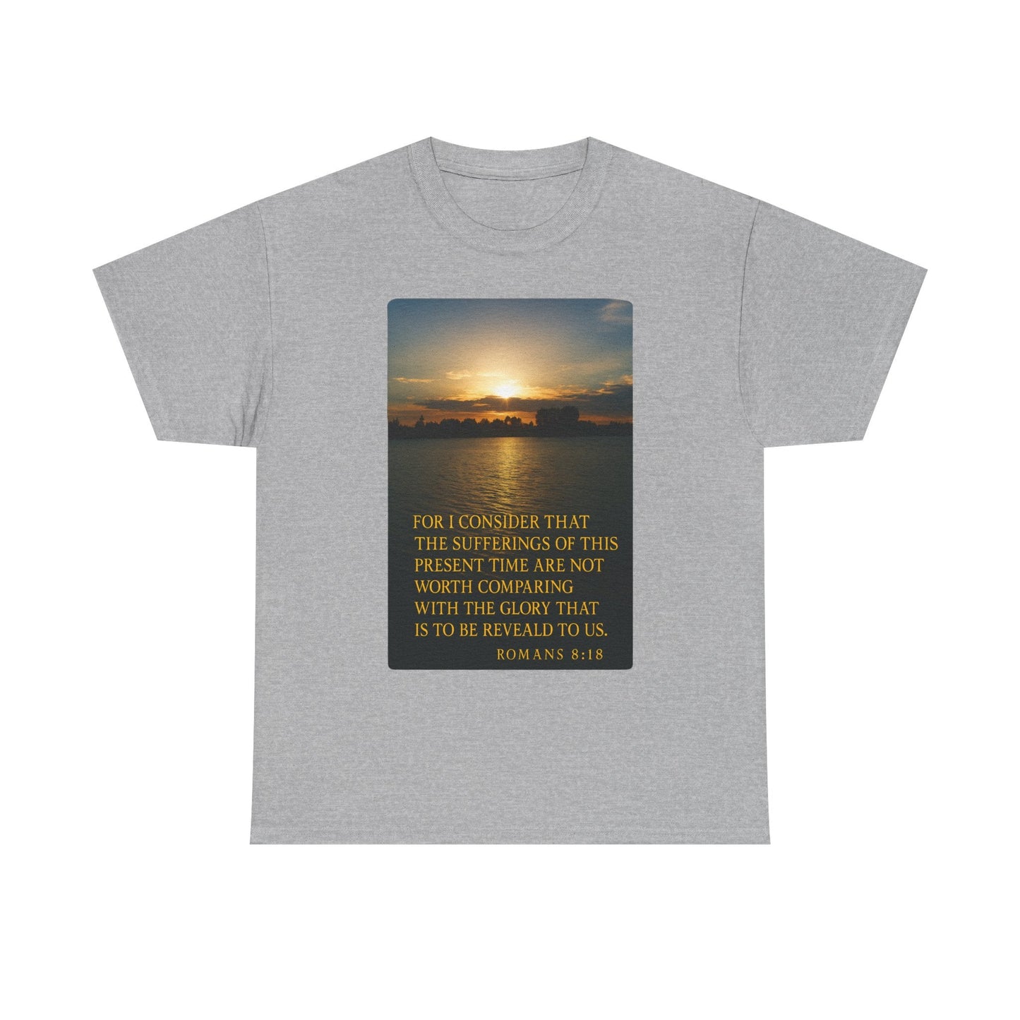 Romans 8:18 Inspirational Tee — Comfort in Suffering Christian Shirt - Peak Inspiration
