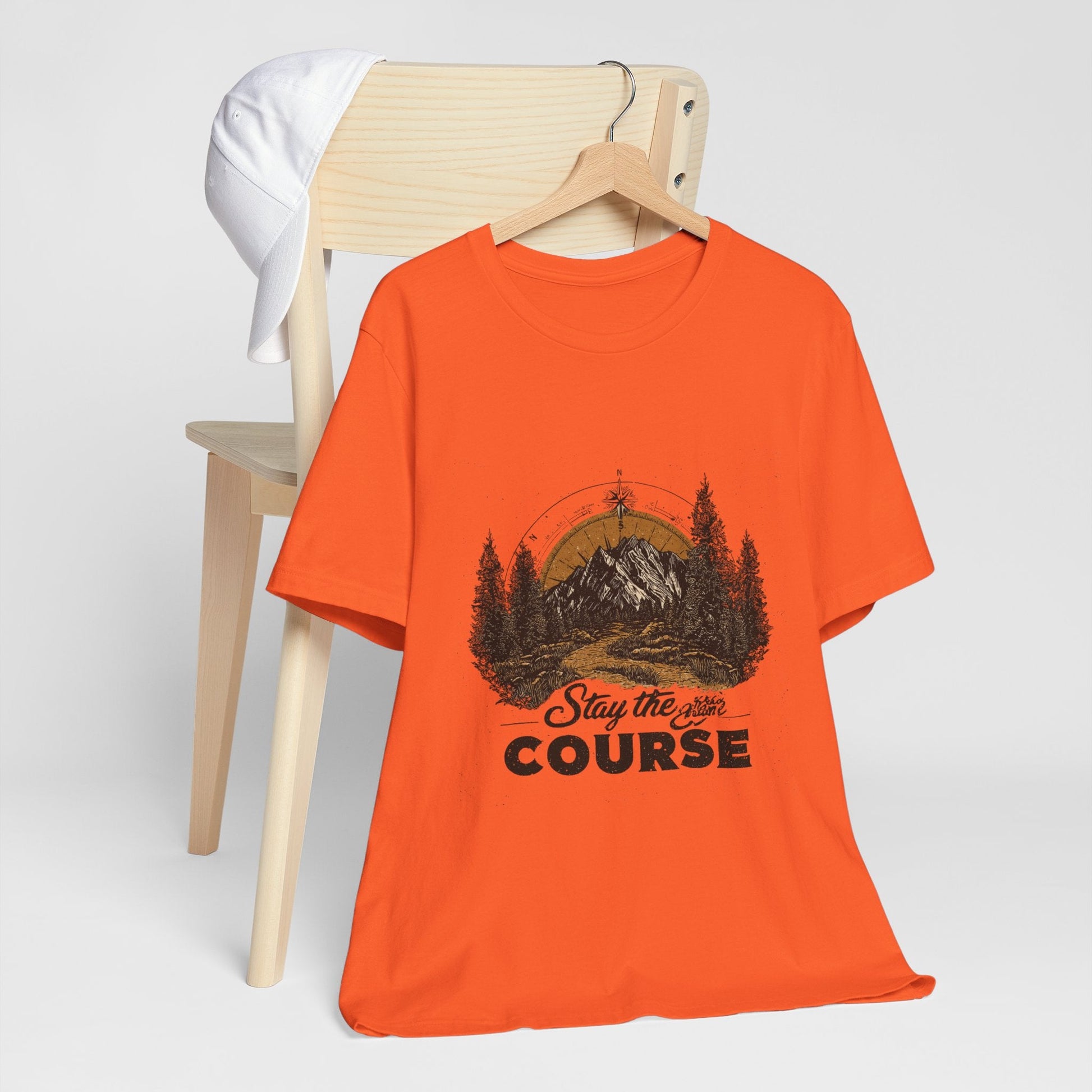 Stay the Course Mountain Tee - Unisex Jersey Short Sleeve Shirt - Peak Inspiration