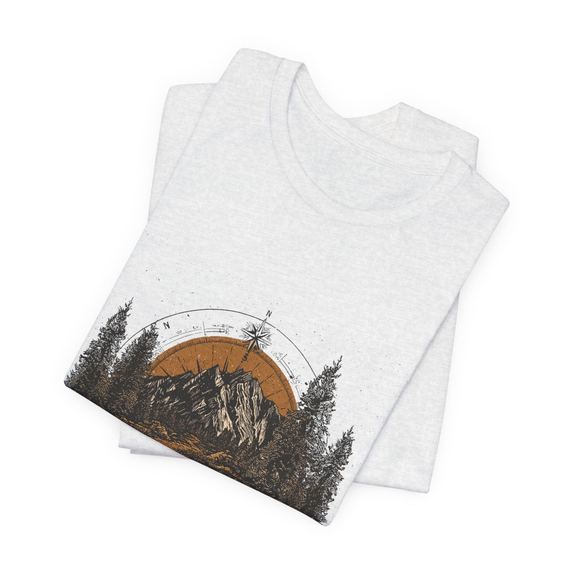 Stay the Course Mountain Tee - Unisex Jersey Short Sleeve Shirt - Peak Inspiration