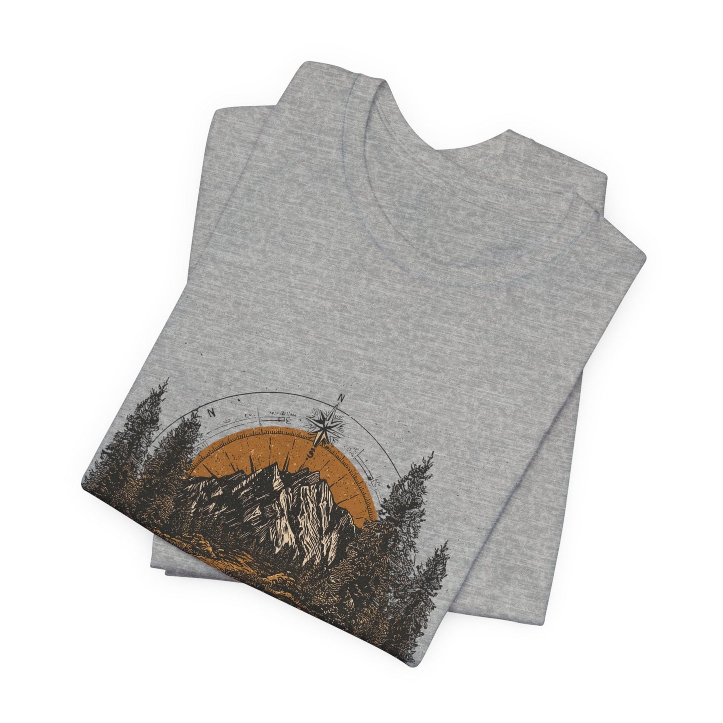 Stay the Course Mountain Tee - Unisex Jersey Short Sleeve Shirt - Peak Inspiration