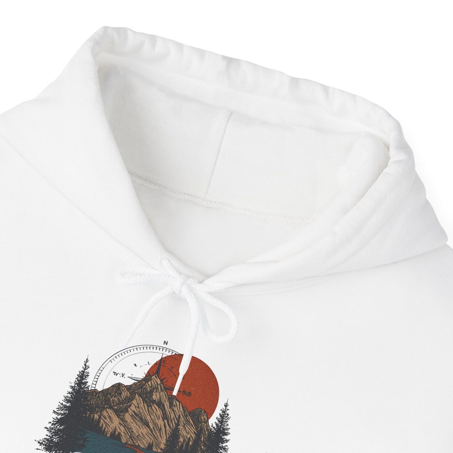 Stay The Course Unisex Hooded Sweatshirt - Cozy Outdoorsy Apparel - Peak Inspiration