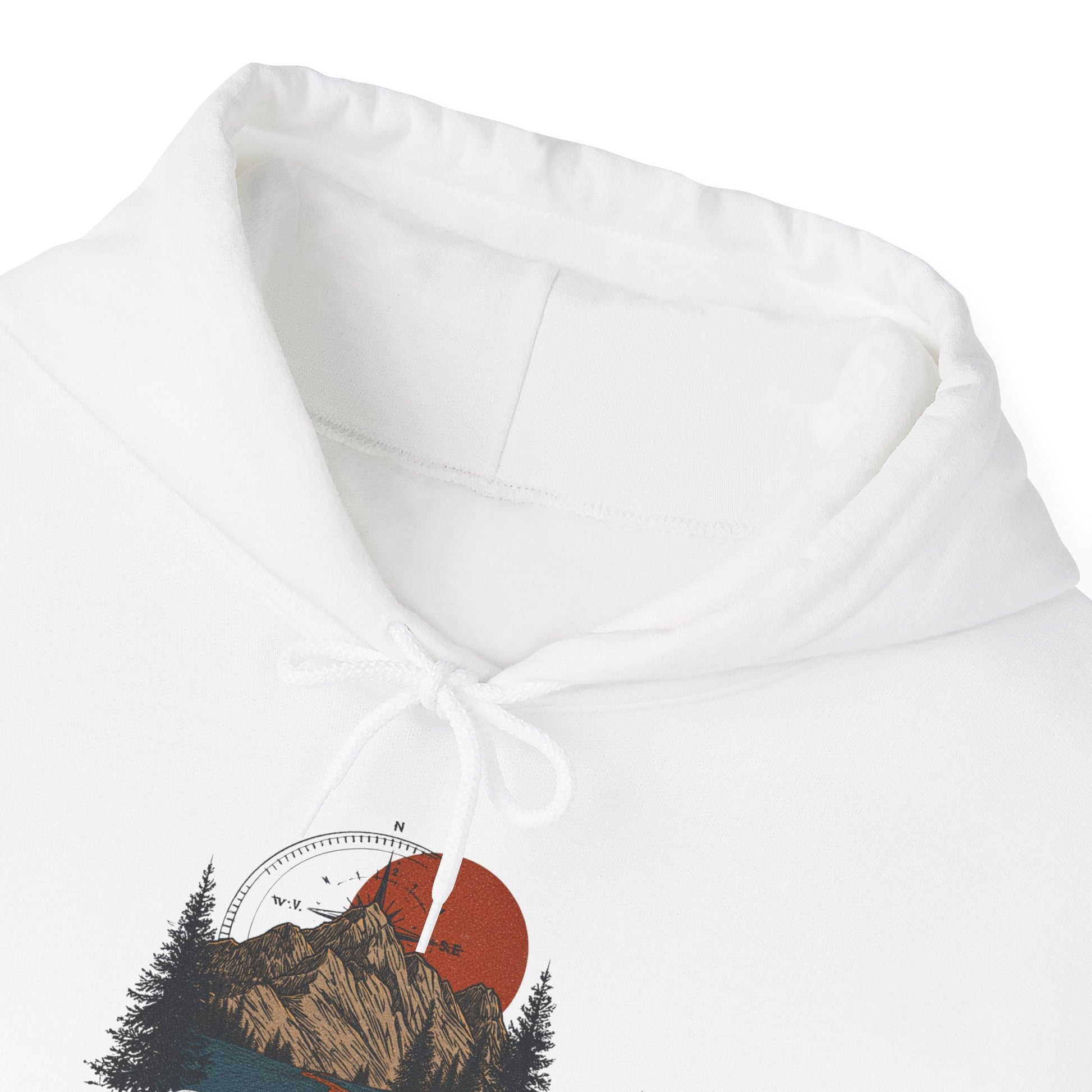 Stay The Course Unisex Hooded Sweatshirt - Cozy Outdoorsy Apparel - Peak Inspiration