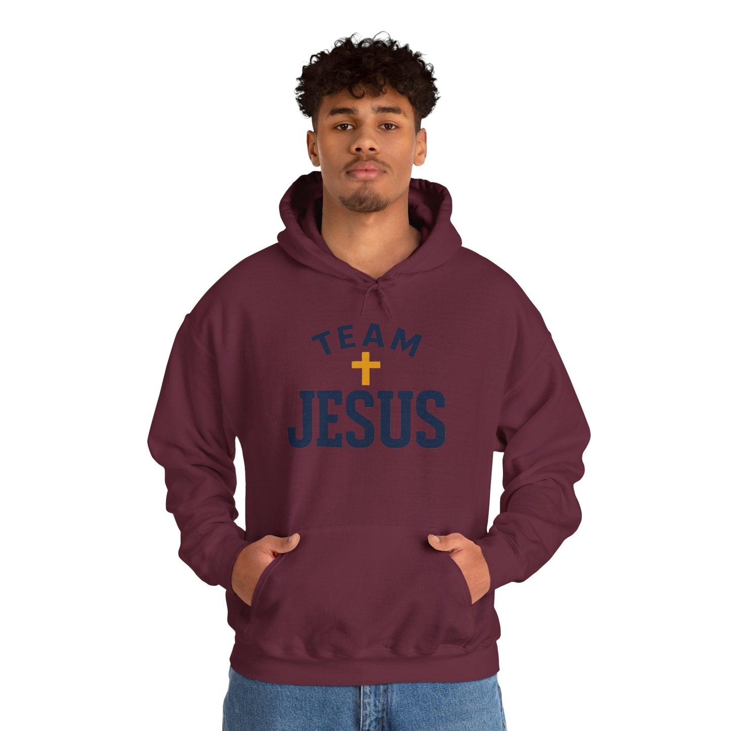 Team Jesus Hoodie — Bold Faith Pullover - Peak Inspiration