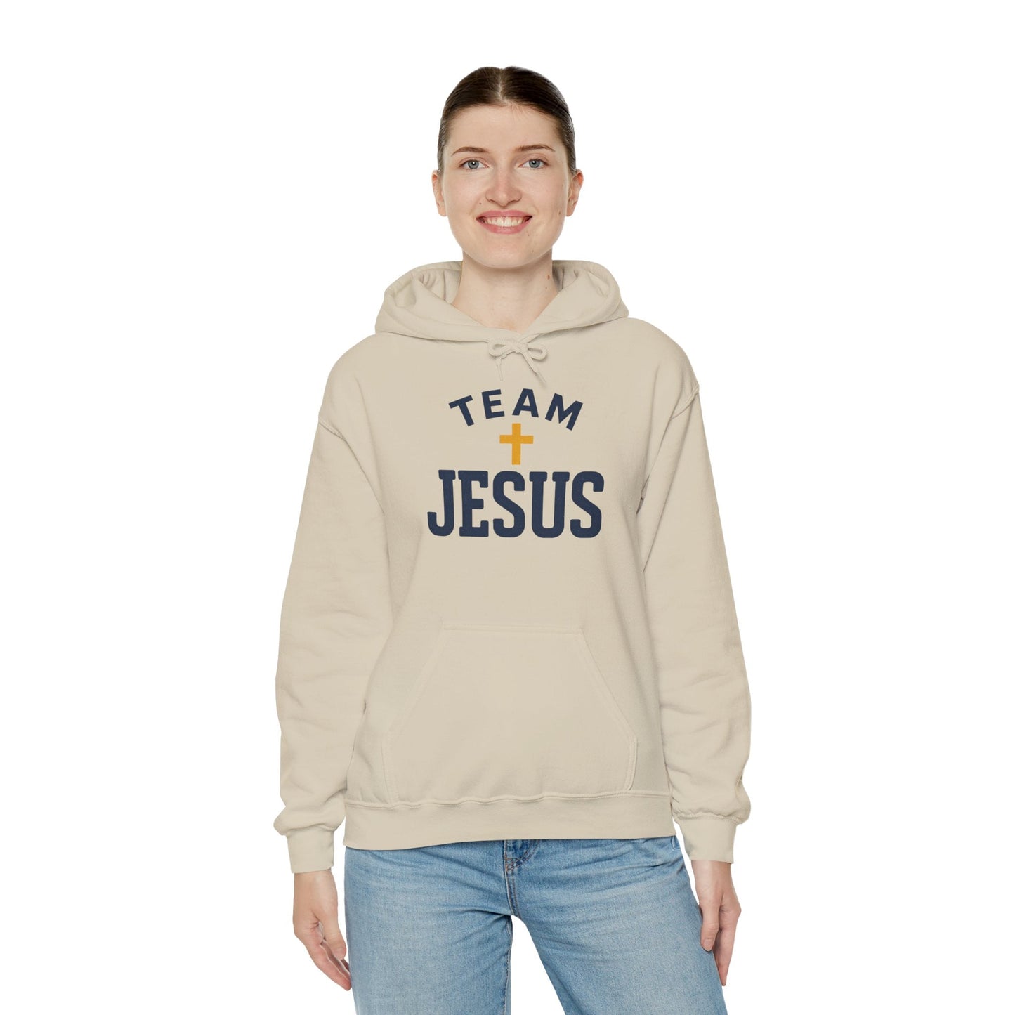 Team Jesus Hoodie — Bold Faith Pullover - Peak Inspiration