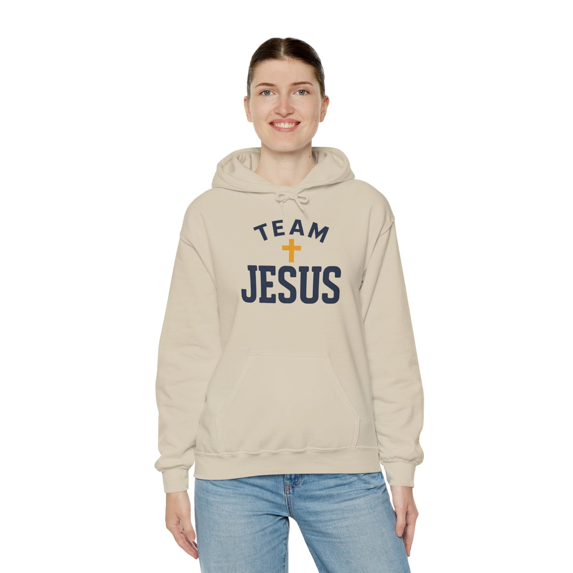Team Jesus Hoodie — Bold Faith Pullover - Peak Inspiration