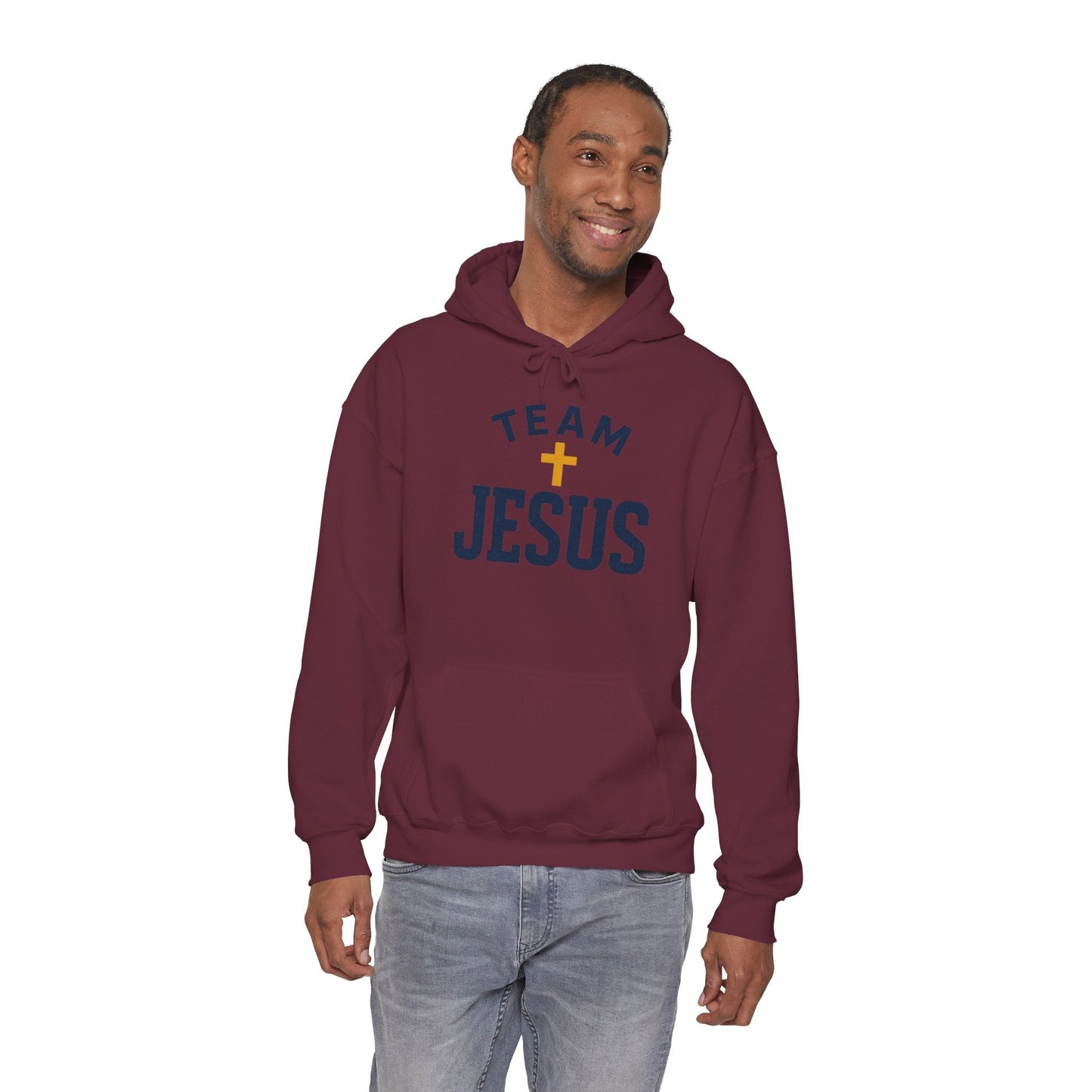 Team Jesus Hoodie — Bold Faith Pullover - Peak Inspiration