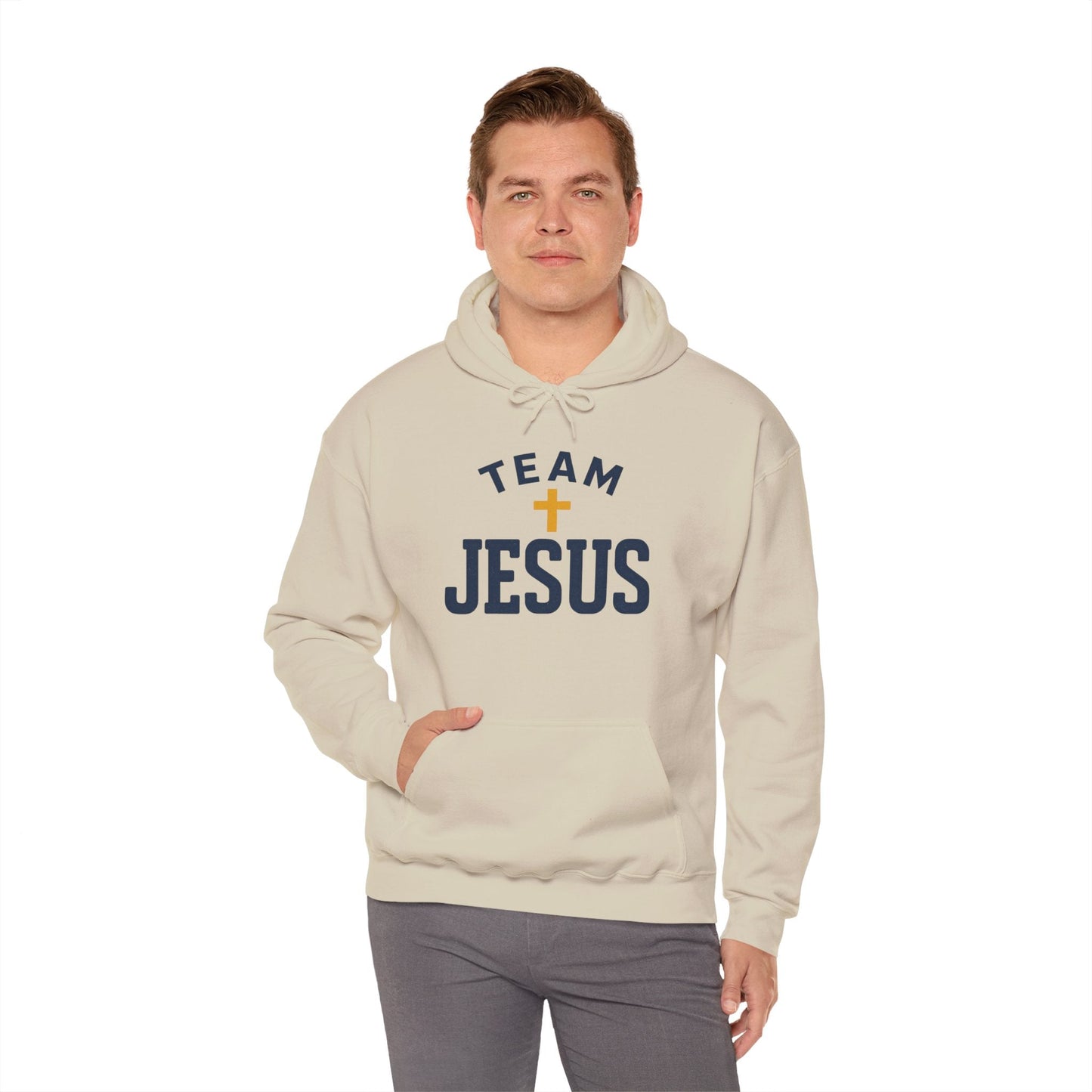 Team Jesus Hoodie — Bold Faith Pullover - Peak Inspiration