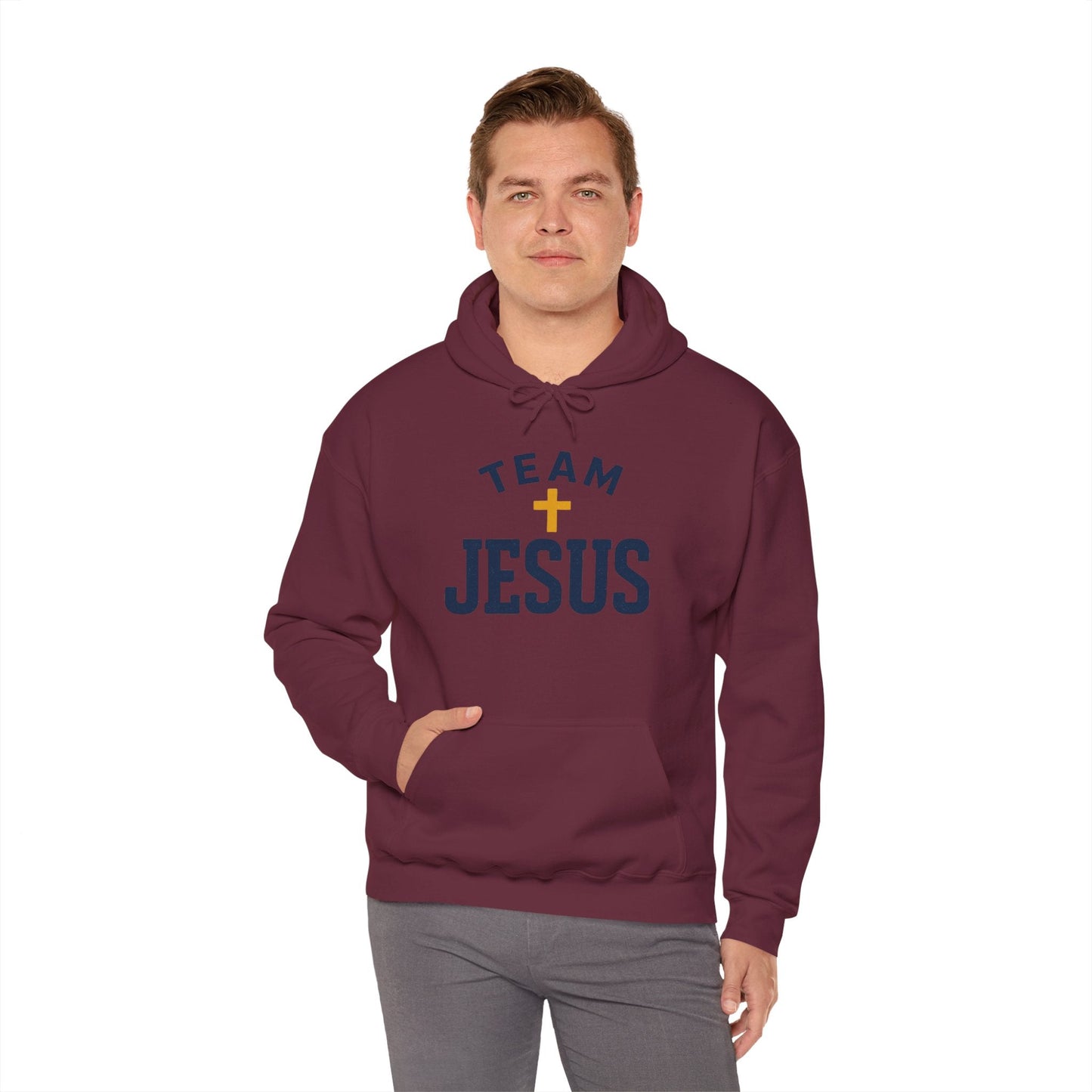 Team Jesus Hoodie — Bold Faith Pullover - Peak Inspiration