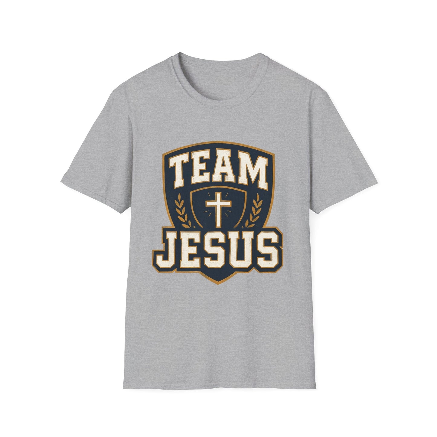 Team Jesus Shield T-Shirt — Christian Faith Graphic Tee - Peak Inspiration