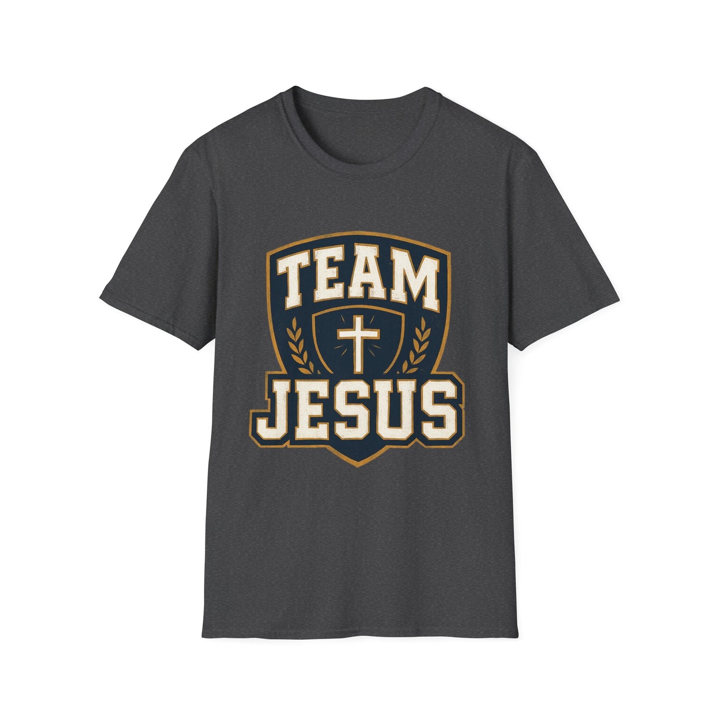 Team Jesus Shield T-Shirt — Christian Faith Graphic Tee - Peak Inspiration