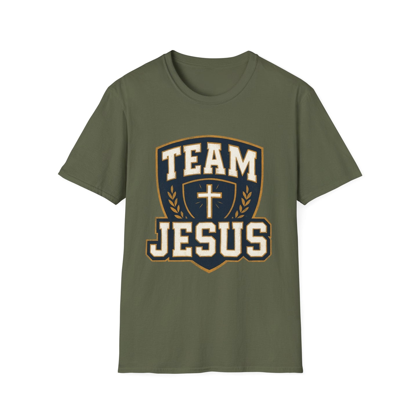 Team Jesus Shield T-Shirt — Christian Faith Graphic Tee - Peak Inspiration