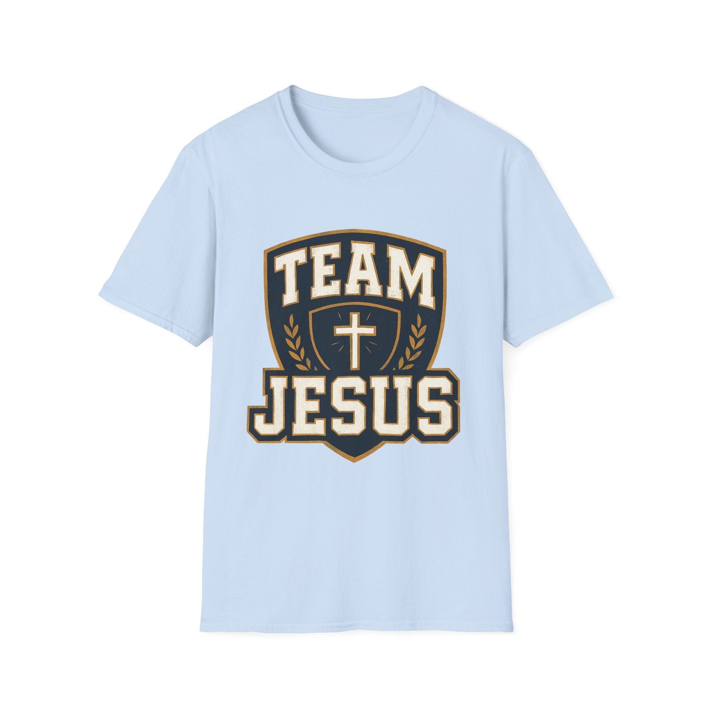 Team Jesus Shield T-Shirt — Christian Faith Graphic Tee - Peak Inspiration