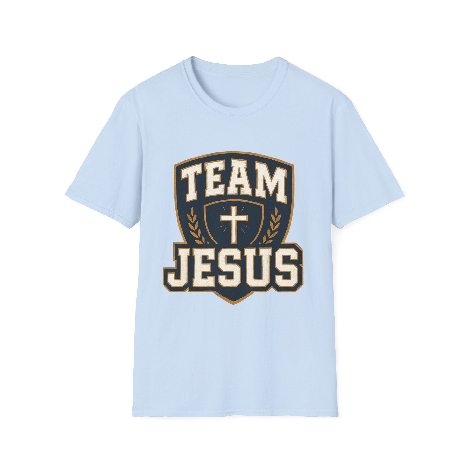 Team Jesus Shield T-Shirt — Christian Faith Graphic Tee - Peak Inspiration