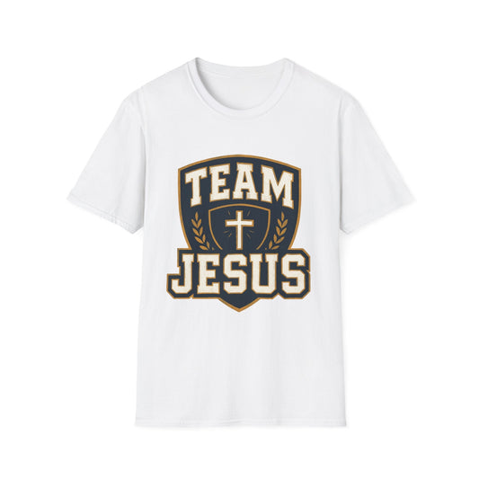 Team Jesus Shield T-Shirt — Christian Faith Graphic Tee - Peak Inspiration
