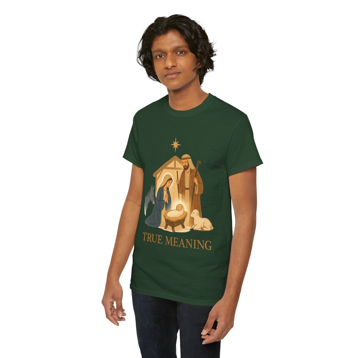 True Meaning "Nativity Scene" Christmas T-Shirt - Peak Inspiration