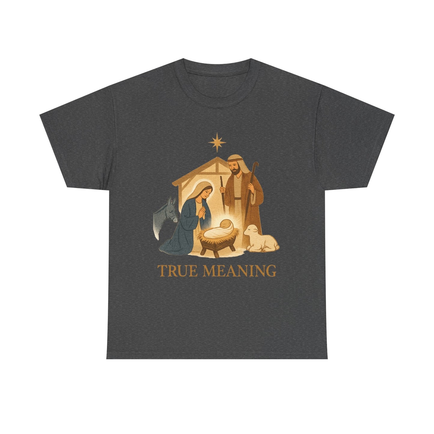 True Meaning "Nativity Scene" Christmas T-Shirt - Peak Inspiration