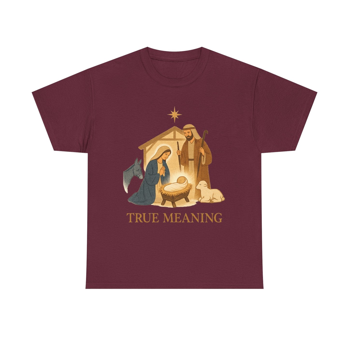 True Meaning "Nativity Scene" Christmas T-Shirt - Peak Inspiration