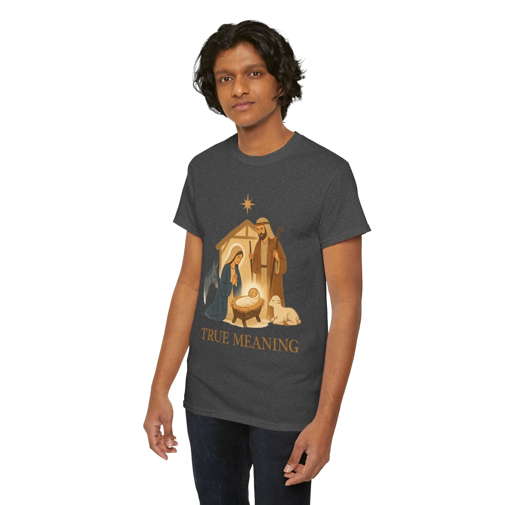 True Meaning "Nativity Scene" Christmas T-Shirt - Peak Inspiration