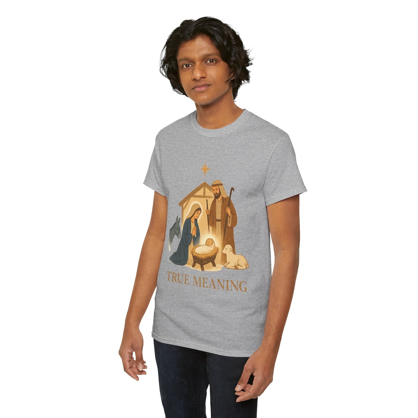 True Meaning "Nativity Scene" Christmas T-Shirt - Peak Inspiration