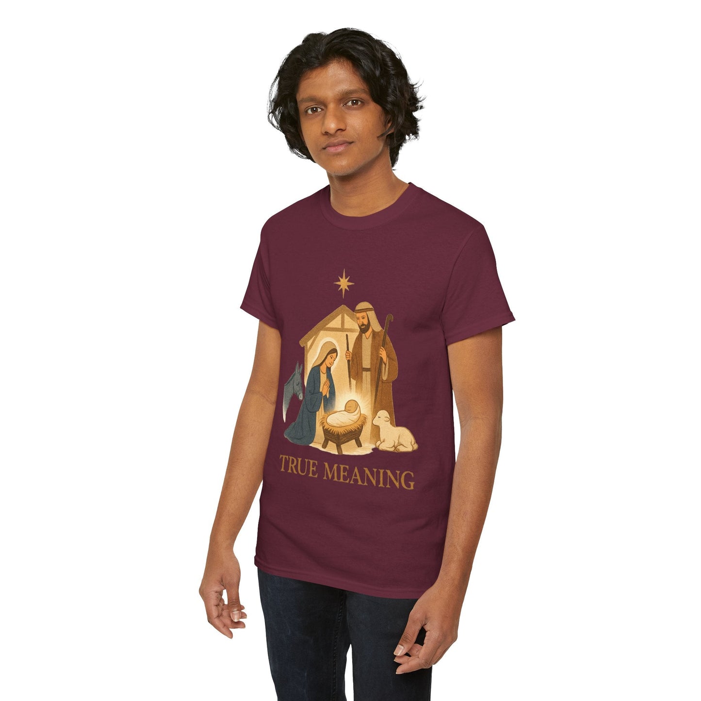 True Meaning "Nativity Scene" Christmas T-Shirt - Peak Inspiration