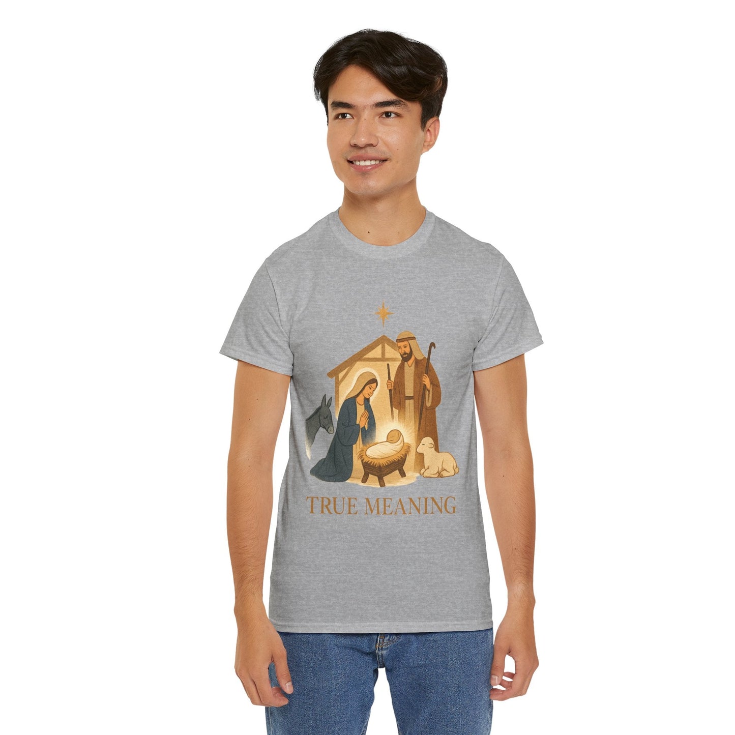 True Meaning "Nativity Scene" Christmas T-Shirt - Peak Inspiration