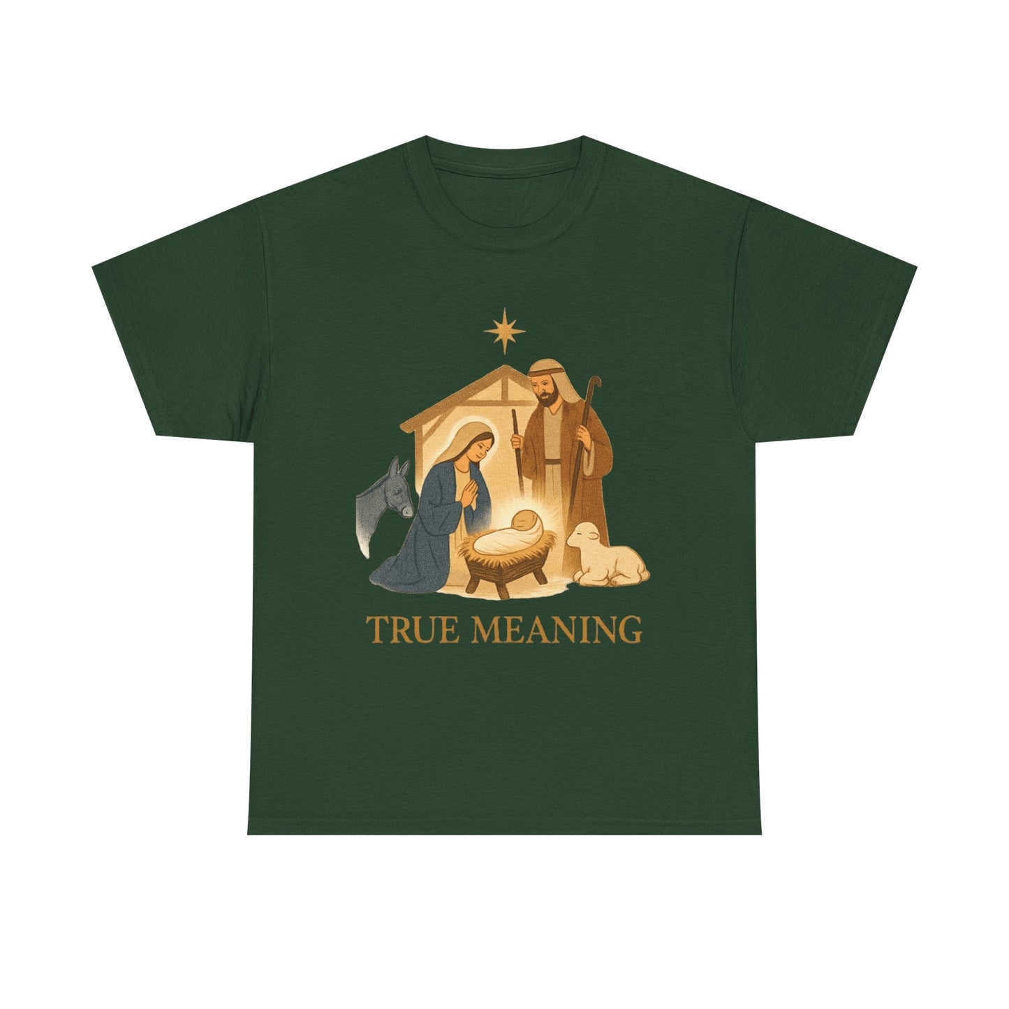 True Meaning "Nativity Scene" Christmas T-Shirt - Peak Inspiration