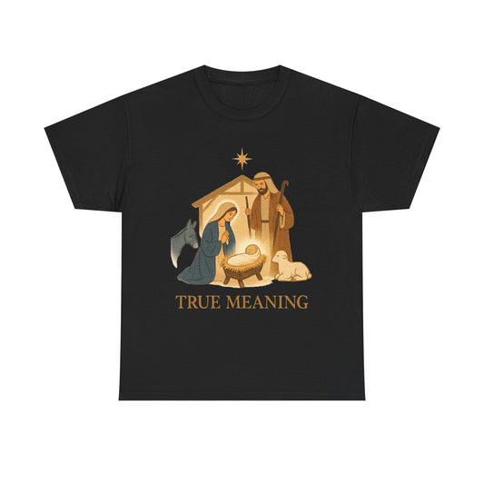 True Meaning "Nativity Scene" Christmas T-Shirt - Peak Inspiration
