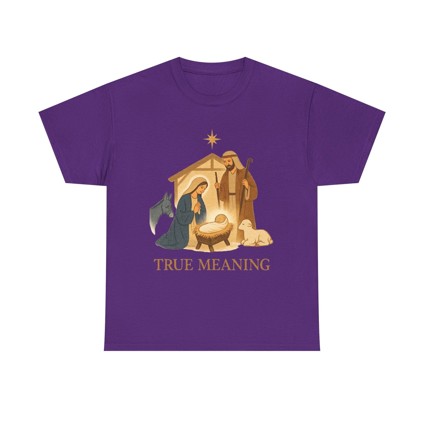 True Meaning "Nativity Scene" Christmas T-Shirt - Peak Inspiration