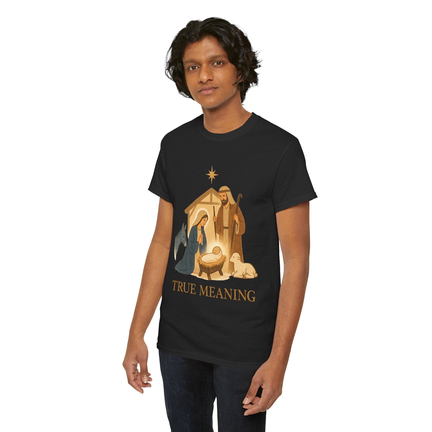 True Meaning "Nativity Scene" Christmas T-Shirt - Peak Inspiration