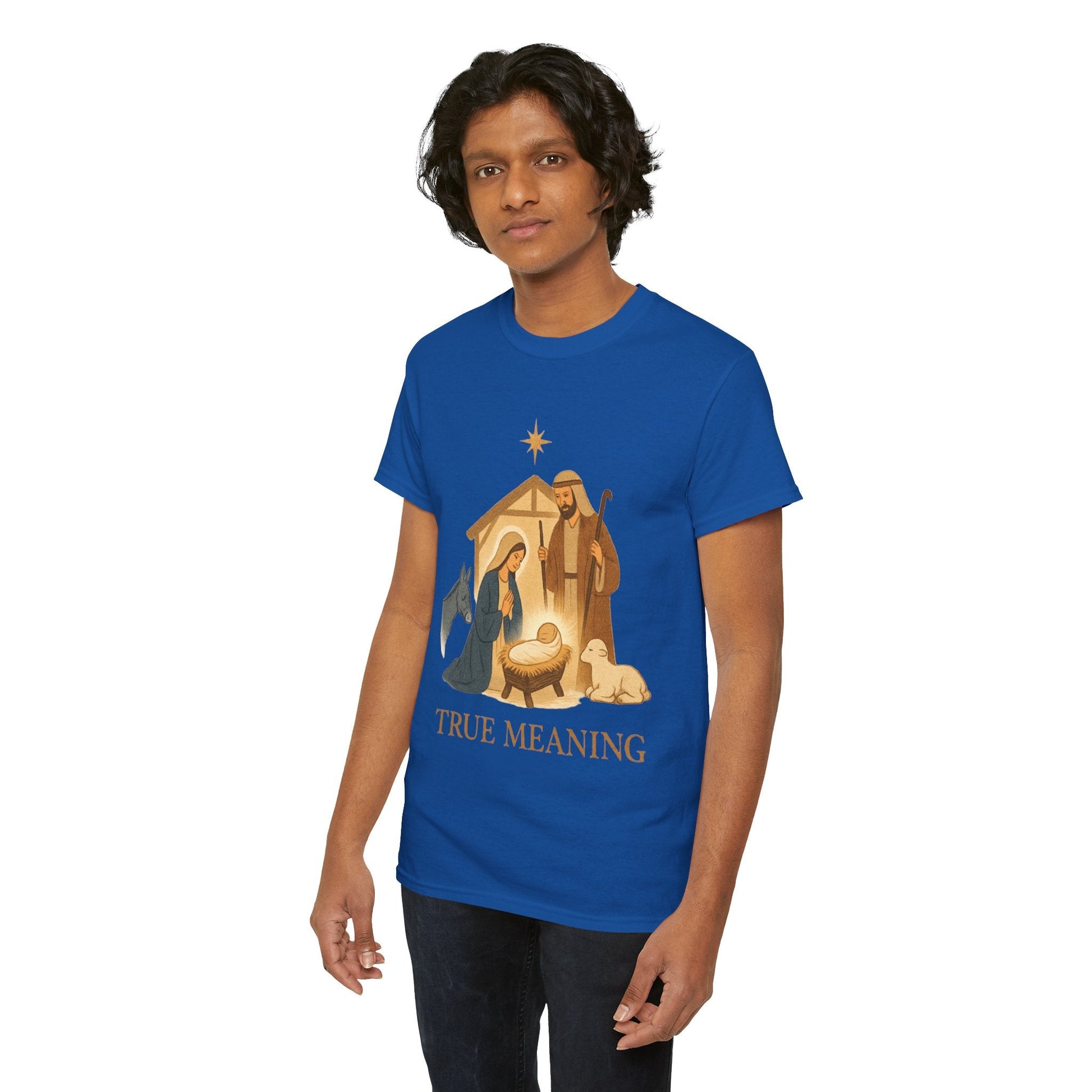 True Meaning "Nativity Scene" Christmas T-Shirt - Peak Inspiration