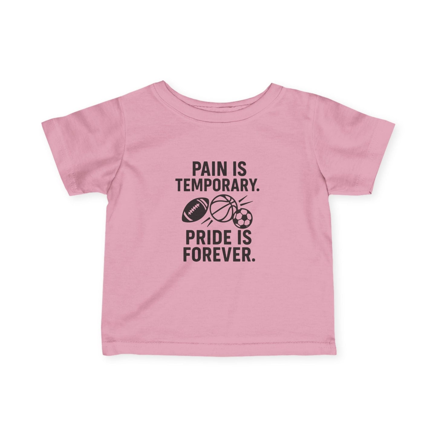 Youth Sports Tee - "Pain Is Temporary, Pride Is Forever" - Peak Inspiration