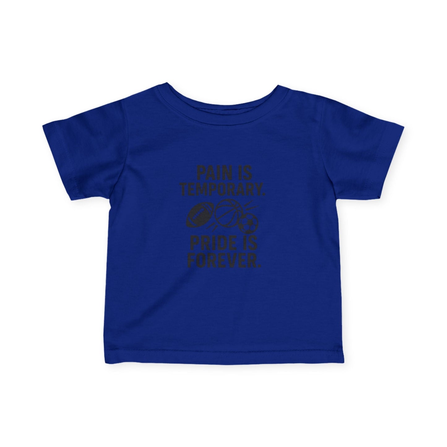 Youth Sports Tee - "Pain Is Temporary, Pride Is Forever" - Peak Inspiration