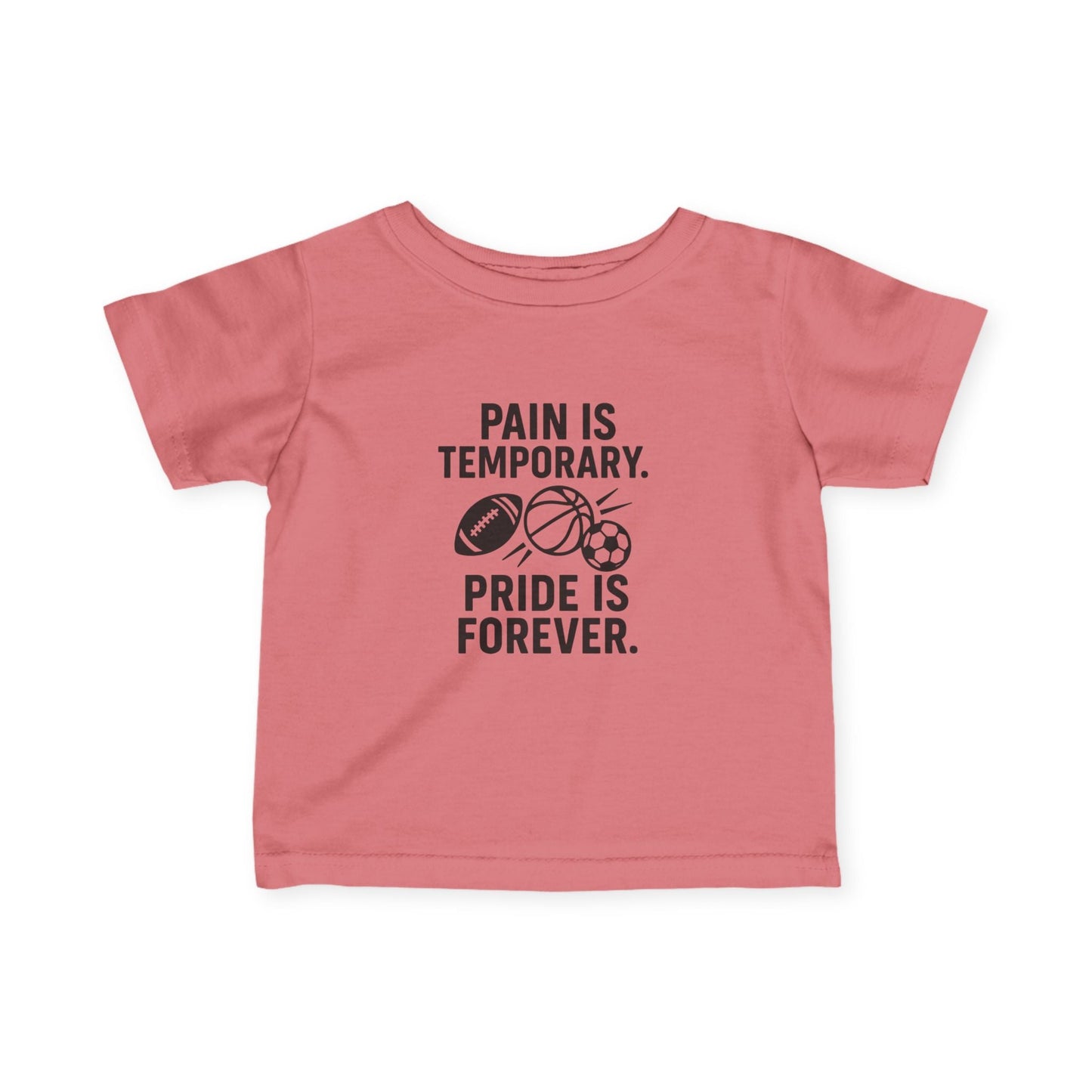 Youth Sports Tee - "Pain Is Temporary, Pride Is Forever" - Peak Inspiration