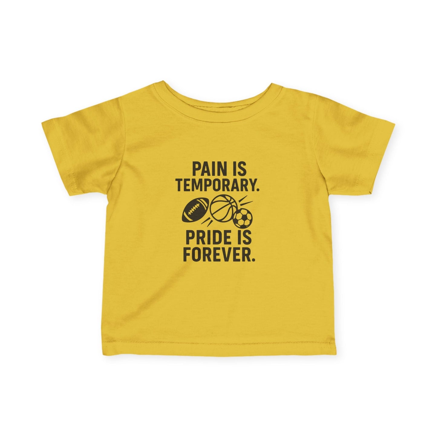 Youth Sports Tee - "Pain Is Temporary, Pride Is Forever" - Peak Inspiration