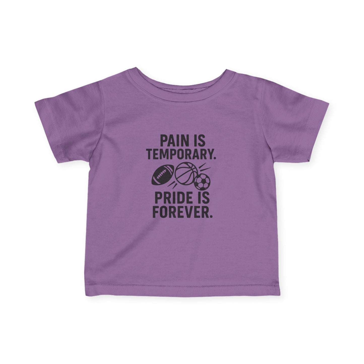 Youth Sports Tee - "Pain Is Temporary, Pride Is Forever" - Peak Inspiration