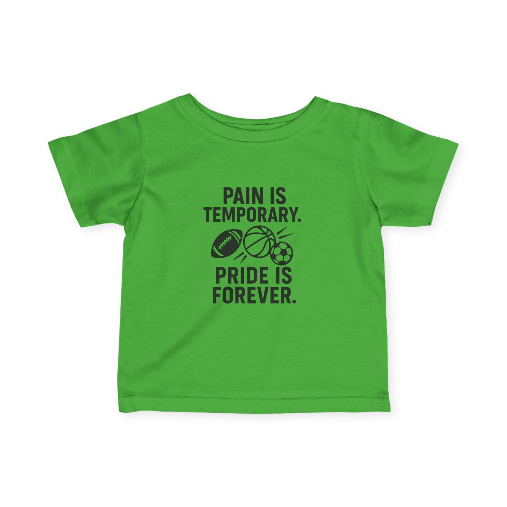 Youth Sports Tee - "Pain Is Temporary, Pride Is Forever" - Peak Inspiration
