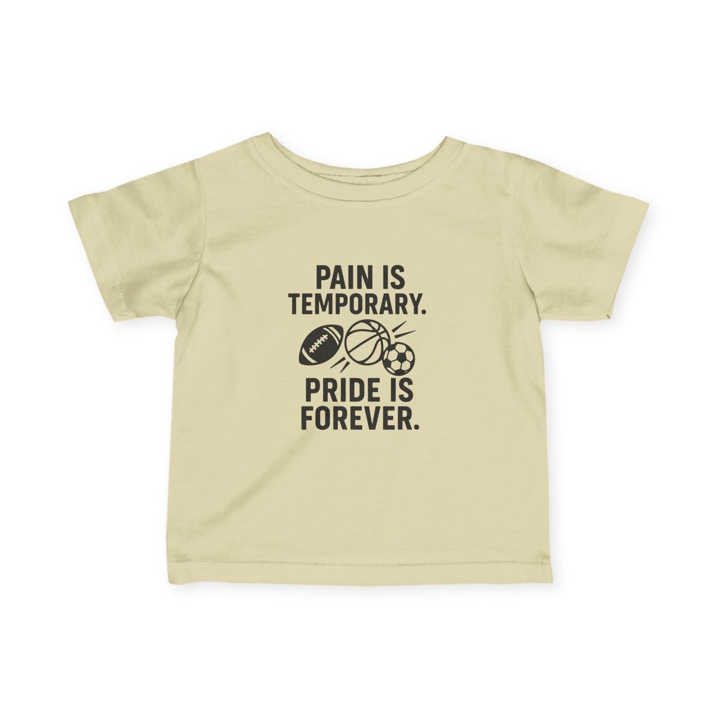 Youth Sports Tee - "Pain Is Temporary, Pride Is Forever" - Peak Inspiration
