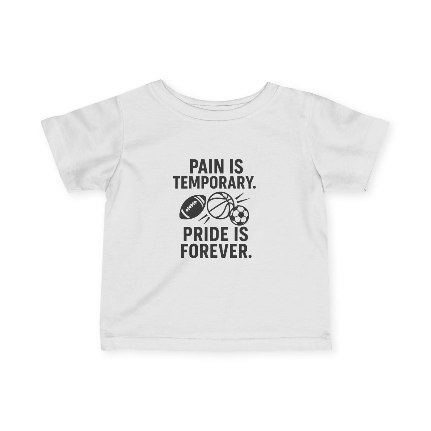 Youth Sports Tee - "Pain Is Temporary, Pride Is Forever" - Peak Inspiration