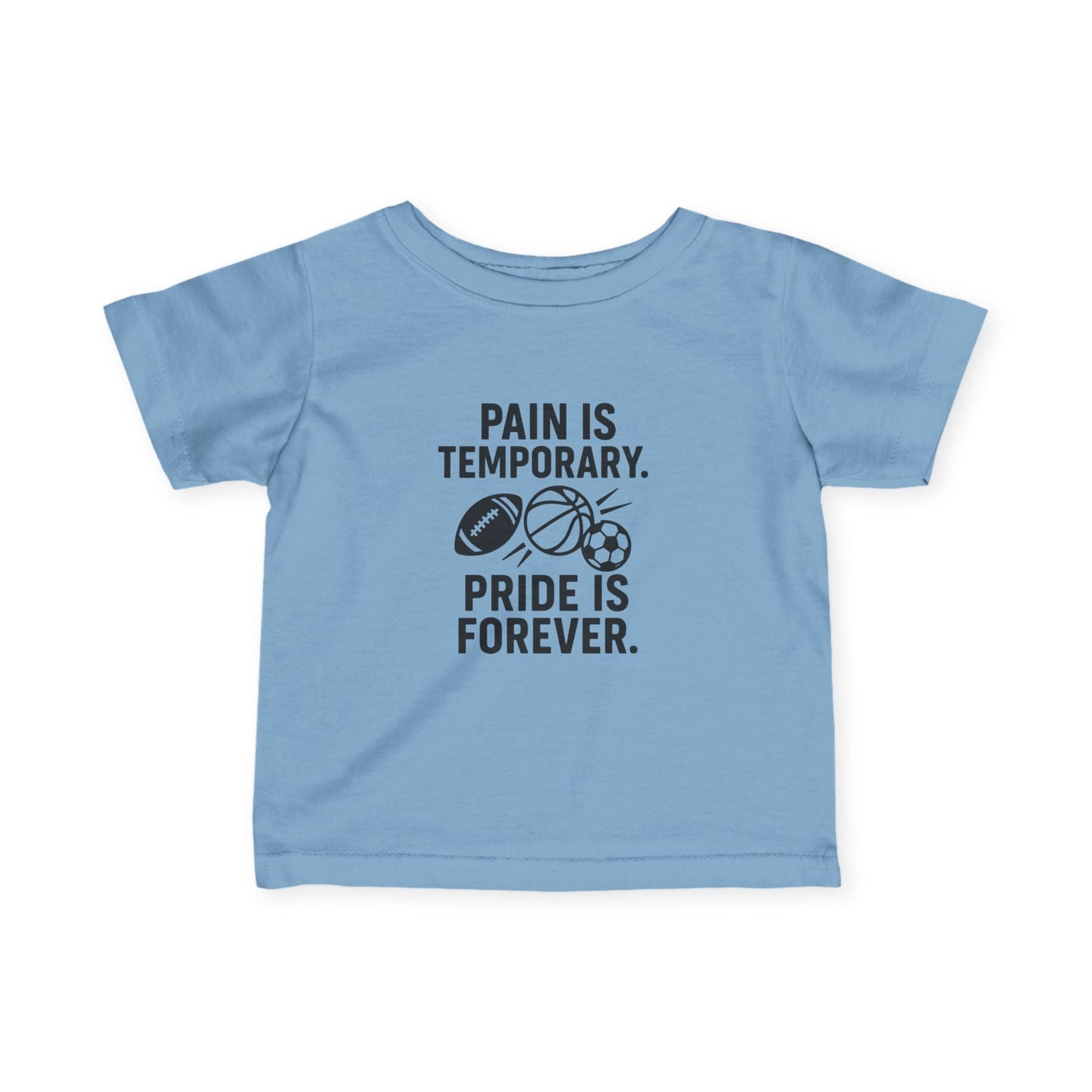 Youth Sports Tee - "Pain Is Temporary, Pride Is Forever" - Peak Inspiration